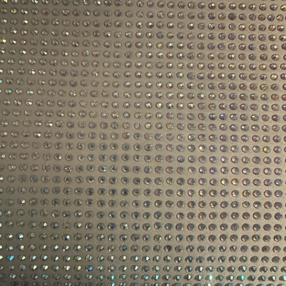 INC Elegant champagne clutch/handbag/crossbody Rhinestone detailed - Picture 9 of 9